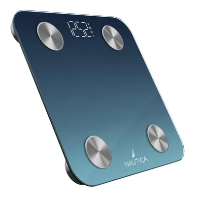 Nautica ® 396-lb. Capacity Smart Bluetooth Digital Bathroom Scale