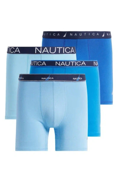 Nautica 4-pack Assortesd Stretch Cotton Boxer Breifs In Multi