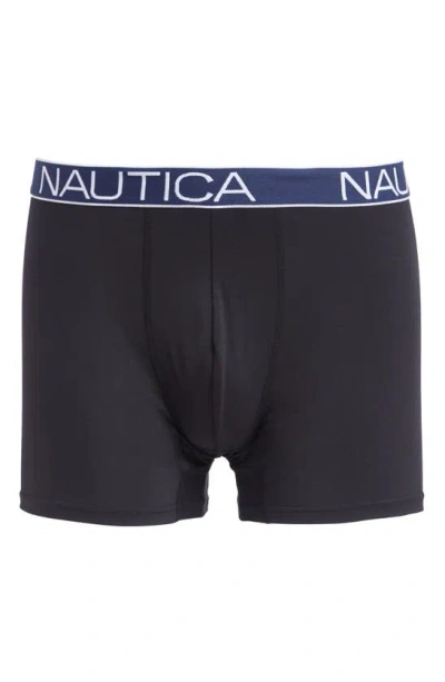 Nautica 4-pack Micro Boxer Briefs In Black
