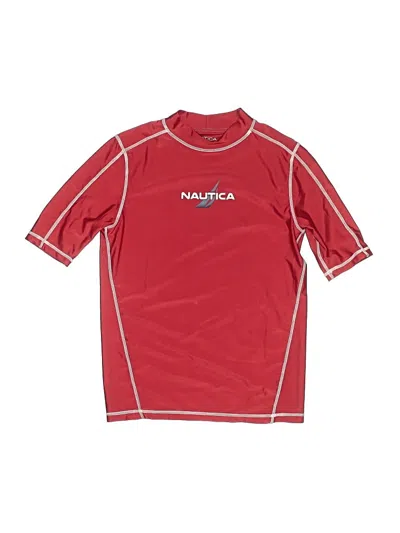 Pre-owned Nautica Kids' Active T-shirt In Red