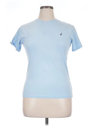 Pre-owned Nautica Active T-shirt In Blue