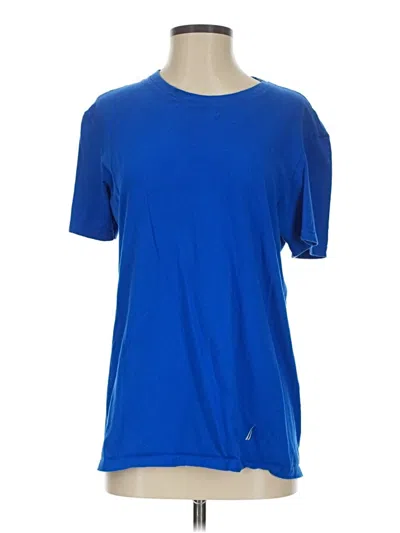 Pre-owned Nautica Active T-shirt In Blue