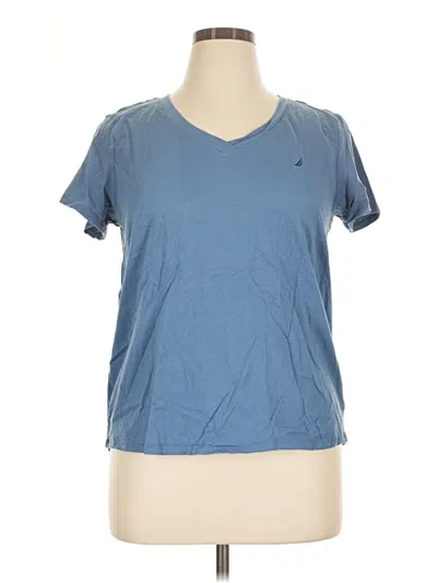 Pre-owned Nautica Active T-shirt In Blue