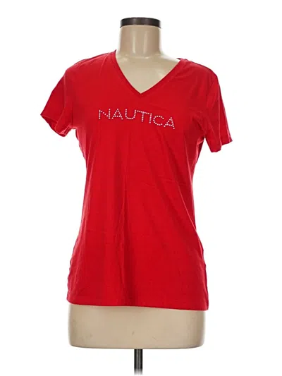 Pre-owned Nautica Active T-shirt In Red
