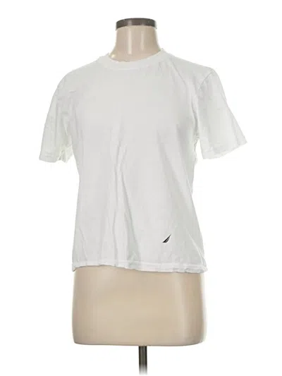 Pre-owned Nautica Active T-shirt In White