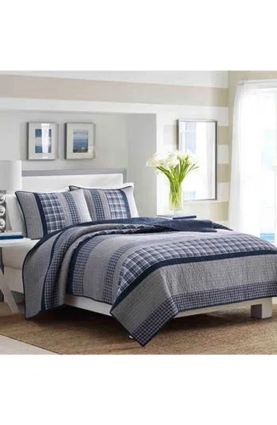 Nautica Adleson Pieced Quilt In Navy