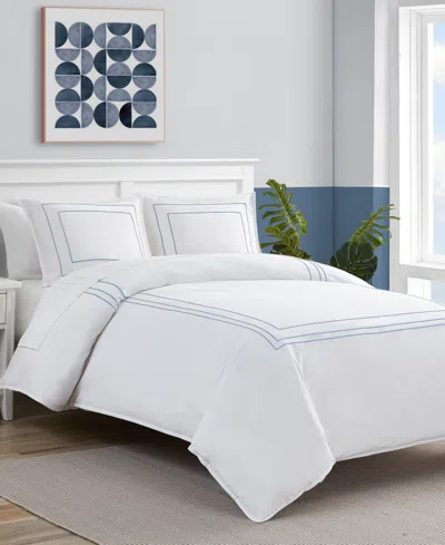 NAUTICA ALDEN 3 PIECE DUVET COVER SET, FULL/QUEEN