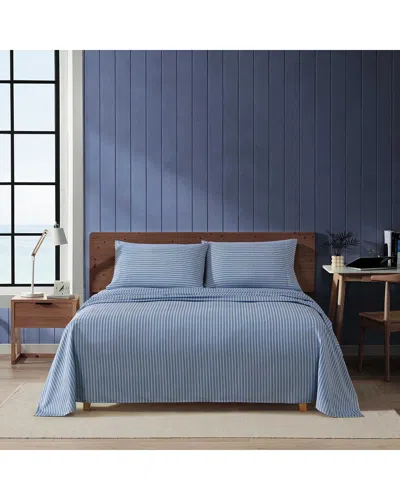 Nautica Alden Stripe Sheet Set In Blue
