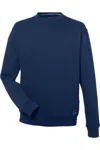 Nautica Anchor Fleece Crewneck Sweatshirt In Blue