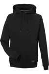 Nautica Anchor Fleece Hooded Sweatshirt In Black