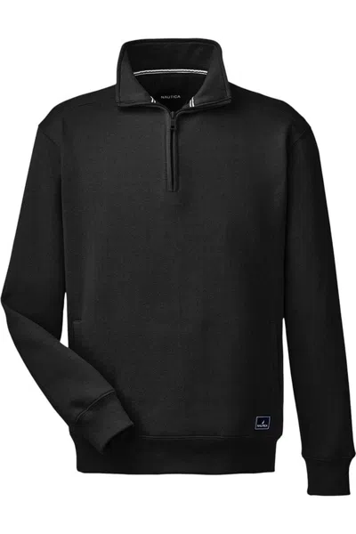 NAUTICA ANCHOR FLEECE QUARTER-ZIP SWEATSHIRT