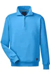 Nautica Anchor Fleece Quarter-zip Sweatshirt In Blue