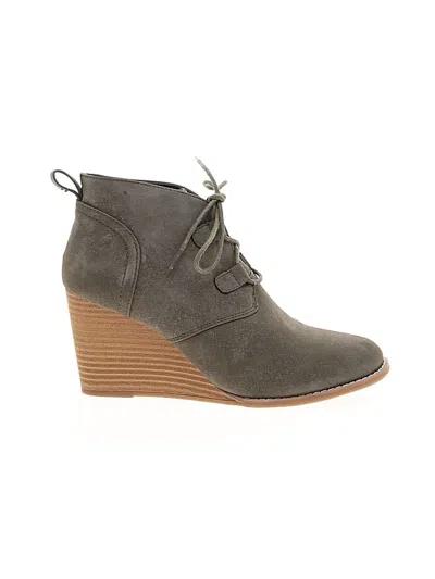 Pre-owned Nautica Ankle Boots In Green