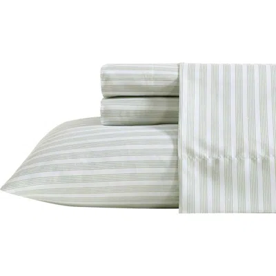 Nautica Annie Geo Cooling Microfiber Sheet Set In Green