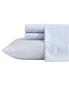Nautica Annie Geo Cooling Microfiber Sheet Set In Blue
