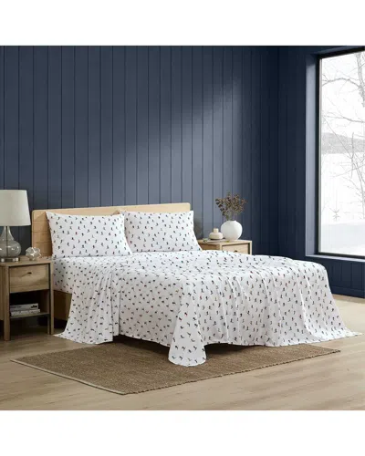 Nautica Après Skier Sheet Set In White