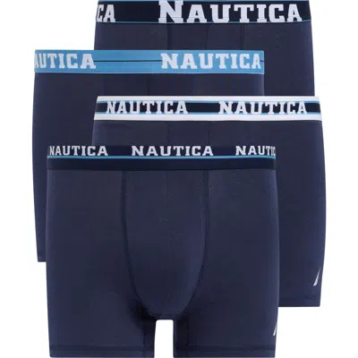 Nautica Assorted 4-pack Boxer Briefs In 4pk Peacoat W / Assorted Wb