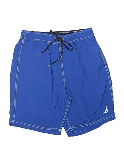 Pre-owned Nautica Kids' Athletic Shorts In Blue