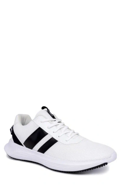 Nautica Athletic Sneaker In White/ Black