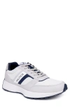 Nautica Athletic Sneaker In White/ Navy