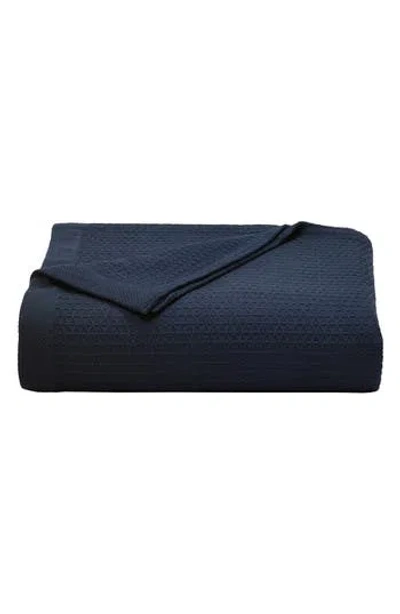 Nautica 'baird' Cotton Blanket In Navy