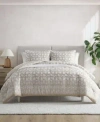 Nautica 180 Thread Count Bayport Floral Comforter Set In Beige