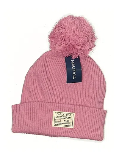 Nautica Beanie Hat In Pink