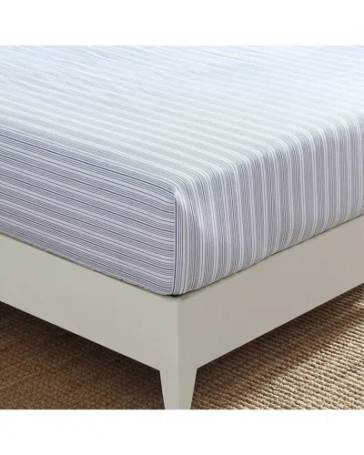 Nautica Beaux Stripe Fitted Sheet In Blue