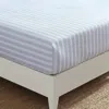 Nautica Beaux Striped Blue Twin Fitted Sheet
