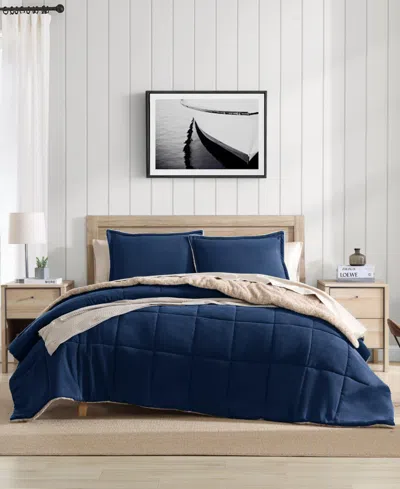 Nautica Beckett Reversible 2-pc. Comforter Set, Twin In Navy