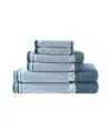 Nautica Belle Castle Blue 6-piece Towel Set