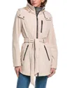 Nautica Belted Softshell Jacket In White