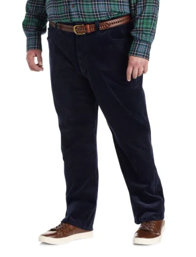 Nautica Big & Tall 5-pocket Stretch Corduroy Pants In Blue