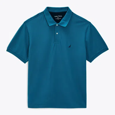 Nautica Big & Tall Classic Fit Stretch Pique Polo In Multi
