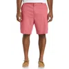 Nautica Big & Tall Deck Stretch Shorts In Red