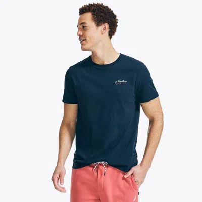 Nautica Big & Tall Graphic T-shirt In Blue