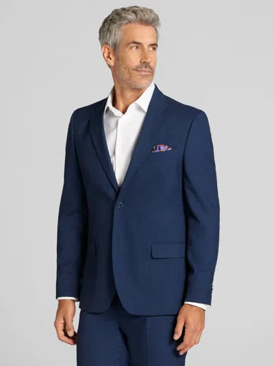 Nautica Modern Fit Plaid Suit In Blue
