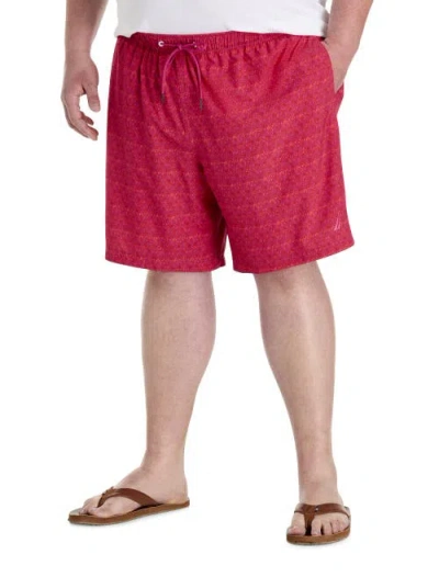 Nautica Big & Tall Printed Swim Trunks