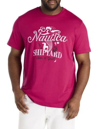 Nautica Big & Tall Shipyard Graphic Tee