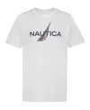 Nautica Big Boys Americana Lockup Short Sleeve T-shirt In White