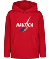 Nautica Toddler Boys J Class Split Pullover Hoodie In Tango Red