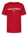 Nautica Big Boys  Flag Short Sleeve T-shirt In Red