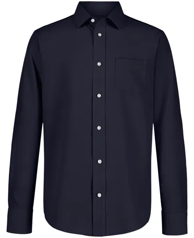 Nautica Big Boys Stretch Woven Shirt In Navy