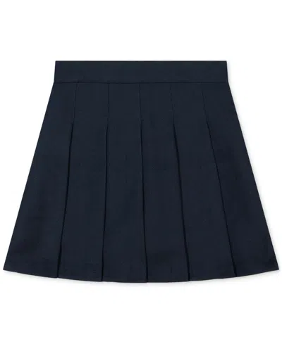 Nautica Kids' Big Girls Pleated Scooter Skirt In Navy