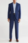 Nautica Blue Solid Suit In Blue