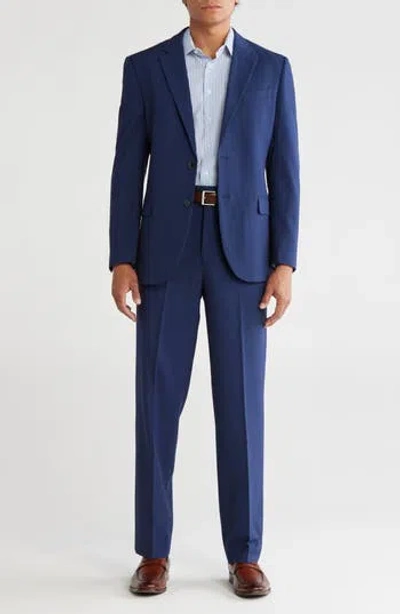 Nautica Blue Solid Suit