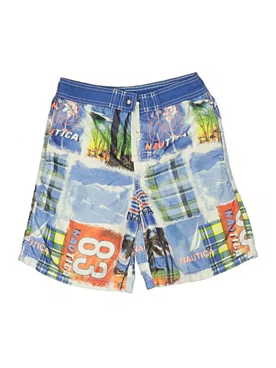 Pre-owned Nautica Kids' Board Shorts In Blue