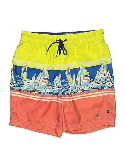 Pre-owned Nautica Kids' Board Shorts In Orange