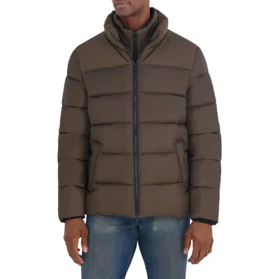 Nautica Bomber Jacket In Brown