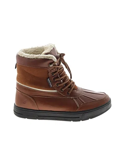 Pre-owned Nautica Boots In Brown